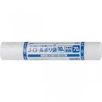 (まとめ) ジャパックス Jロールポリ袋 半透明 70L ORS79 1本(10枚) 【×20セット】