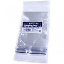 ショーエイコーポレーション ヘッダー付きOPP袋 120×(30+185)+30mm 0.03mm厚 P3120185 1セット(2000枚：100枚×20パック)