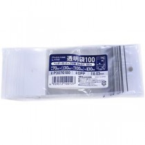 ショーエイコーポレーション ヘッダー付きOPP袋 70×(30+100)+30mm 0.03mm厚 P3070100 1セット(2000枚：100枚×20パック)