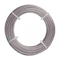 (まとめ) TRUSCO ナイロン被覆ステンレスワイヤロープ 1mm×10m CWC-1S10 1巻 【×3セット】