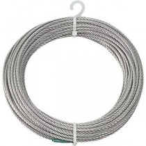 TRUSCO ステンレスワイヤーロープ Φ6mm×20m CWS-6S20 1巻