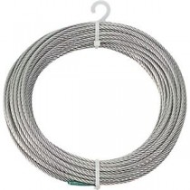 TRUSCO ステンレスワイヤーロープ Φ4mm×10m CWS-4S10 1巻