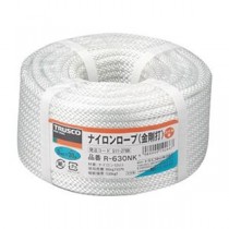 TRUSCO ナイロン金剛打ロープ 6mm×30m コイル巻 R-630NK 1巻