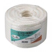 TRUSCO ビニロン金剛打ロープ 12mm×20m コイル巻 R-1220K 1巻