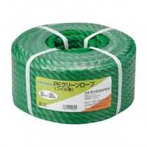 TRUSCO PEグリーンロープ 12mm×30m コイル巻 R-1230PEG 1巻