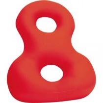 MOGU 背すじをのばす8の字クッション 赤 1個