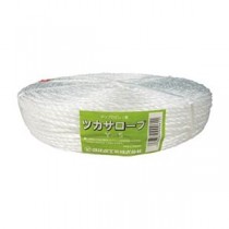 (まとめ) 司化成工業 ツカサ PP融着三本撚ロープ(ツカサロープ) Y-5 1巻 【×3セット】
