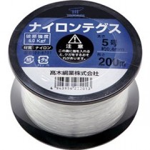 (まとめ) 高木綱業 高木 ナイロンテグス 5号 黒コイル 22-8201 1巻 【×5セット】