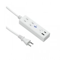【5個セット】 YAZAWA 国内海外兼用 2AC2USB3.9A1m タイプC付 VFC39A2AC1CX5