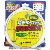 (まとめ) カモ井加工紙 吊るすだけ 粘着式ハエ取り TSURUSUDAKE 1パック(3枚) 【×20セット】