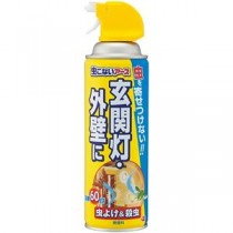 (まとめ) アース製薬 虫こないアース 玄関灯・外壁に 450ml 1本 【×5セット】