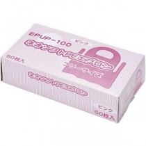 (まとめ) メディテックジャパン ネオソフトPEエプロン ピンク EPUP-100 1箱(50枚) 【×10セット】
