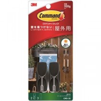 (まとめ) 3M コマンドフック 屋外用ツールフック M (フック2個+タブ3枚) CMO-30 1パック 【×30セット】