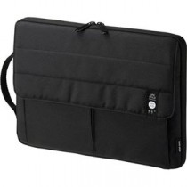 (まとめ) サンワサプライ カジュアルPCインナーケース 11.6型ワイド対応 ブラック IN-CA11BK 1個 【×3セット】