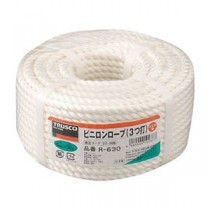 (まとめ) TRUSCO ビニロンロープ 6mm×30m コイル巻 R-630 1巻 【×3セット】