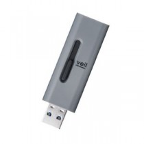 エレコム スライド式USBメモリ 32GB グレー MF-TRU316GBK