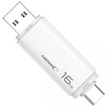 HIDISC USBメモリー Type-C/A 16GB ホワイト HDUF134C16G3C