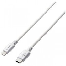 エレコム Type-C-Lightningケーブル 高耐久 1.2m ホワイト