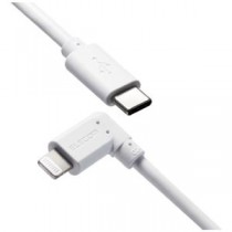 エレコム Type-C-Lightningケーブル L字 1.2m ホワイト