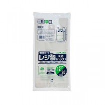(まとめ) ジャパックス レジ袋バイオ エンボス 乳白 12号 100P GRE12 【×30セット】