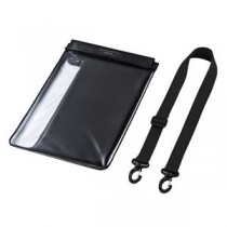サンワサプライ タブレット防水防塵ケース(スタンド付き・ショルダーベルト付き・10.1型) PDA-TABWPST10BK