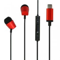 BAUT Type-CアルミステレオイヤホンデジタルRD BCSE02DRD レッド