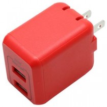 BAUT PREMIUM USB2ポートAC4.8A RD BAC2U48RD レッド