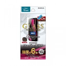 LEPLUS iPhone 12 mini ガラスフィルム GLASS PREMIUM FILM ドラゴントレイル ケース干渉しにくい スーパークリア LP-IS20FGD