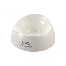 (まとめ) Richell ワンちゃんの食べやすい食器 SS 深型ボーン 【×3セット】 (ペット用品)