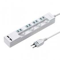 便利タップ 約2m TAP-B102U-2WN