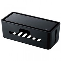 エレコム スタンド付きケーブルボックス 小 ブラック EKC-BOX003BK