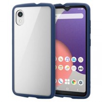 エレコム Galaxy A22 5G TOUGH SLIM LITE フレームカラー ネイビー PM-G217TSLFCNV