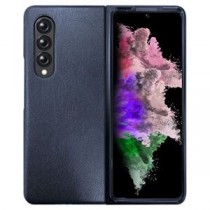 エレコム Galaxy Z Fold3 用 ソフトレザーケース ネイビー PM-G216PLONV