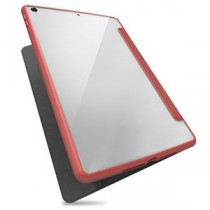エレコム iPad 第9世代/TOUGH SLIM LITE/フラップ付/レッド TB-A21RTSLFCRD