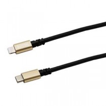 【5個セット】wantobe USB Type-C to Lightningケーブルプレミアム ゴールド WCLCAN100GDX5