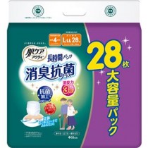 日本製紙クレシア 肌ケア アクティ長時間パンツ 消臭抗菌プラス L-LL 1セット(56枚：28枚×2パック)