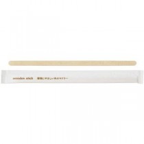 （まとめ）やなぎプロダクツ 紙完封木製マドラー165mm Y-212 1パック(100本)【×10セット】