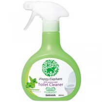 （まとめ）サラヤ ハッピーエレファントトイレクリーナー 本体 400ml 1本【×10セット】