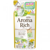 （まとめ）ライオン ソフラン アロマリッチ エリーつめかえ用 400ml 1パック【×10セット】