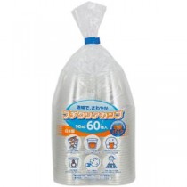（まとめ）アートナップ プチクリアカップ 90ml(3オンス) P-9060 1パック(60個)【×10セット】