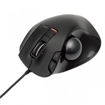 エレコム USBトラックボールマウス/親指操作/5ボタン/チルト機能/有線/ブラック M-XT2URBK