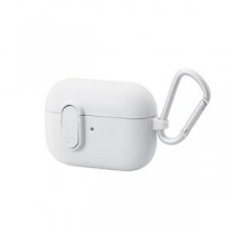 エレコム AirPods Pro対応アクセサリ/TOUGH SLIM Lockケース/ロック機能/カラビナ付き/ホワイト AVA-AP2TSLWH