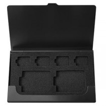 (まとめ）Digio2 メモリーカードケース SD/2枚+microSD/4枚 MCC-2202BK ブラック【×3セット】