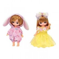 タカラトミー LW-21 ミキちゃんマキちゃんドレスセット うさみみパジャマとフラワードレス 人形別売り