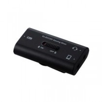 エレコム ゲーミングアナログミキサー/4極φ3.5mm/PlayStation(R)4/5/NINTENDOSWITCH(TM)対応/ブラック HSAD-GMMA10BK