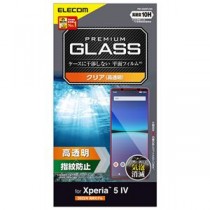 エレコム Xperia 5 IV ガラスフィルム 高透明 PM-X224FLGG