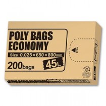 オルディ ポリバッグ エコノミー 200枚 BOX 黒(200枚入) PBE-K45-200