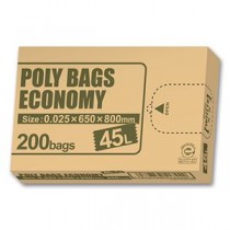 オルディ ポリバッグ エコノミー 200枚 BOX 乳白半透明(200枚入) PBE-W45-200