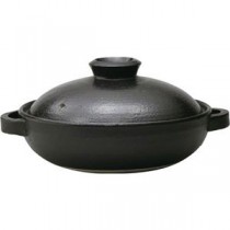 日常茶飯器 黒 7.5号平鍋(手付) C4120629