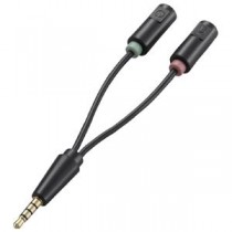 エレコム 3.5mm4極ミニ-ステレオミニ AV-35AD02BK